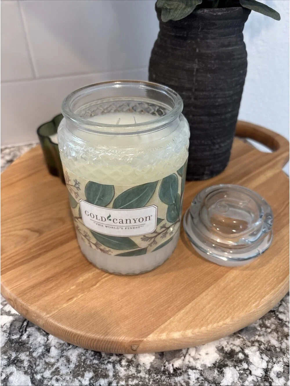 Gold Canyon Candles 26 Oz Eucalyptus Candle For Spa Massage Facial Relaxing 🍃